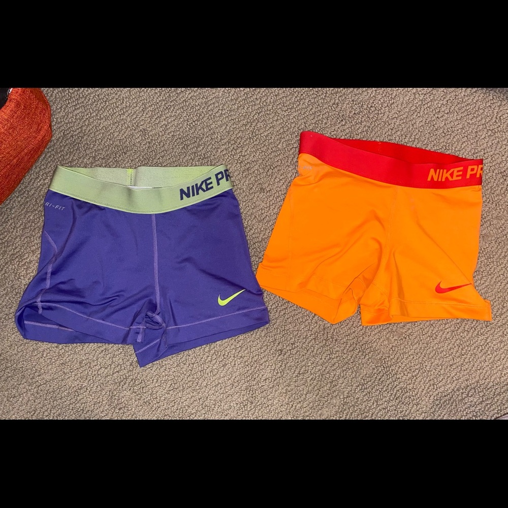 Nike Pro Colorful Spandex Shorts